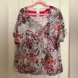 Chico’s Reversible Top Chico’s Size 2